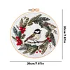 Christmas Bird-Embroidery Kit