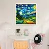 Starry Sky Scenery-11CT Stamped Cross Stitch 50*50cm/19.69*19.69in