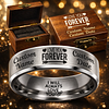 Memorial Ring 😍 Includes Matching Engraved Wood Box + Bonus Bracelet 🎁