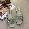 LOUIS VUITTON Modne perłowe sandały