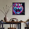 Diamond Painting -DIY Round Drill Colorful Tiger(40*40CM)