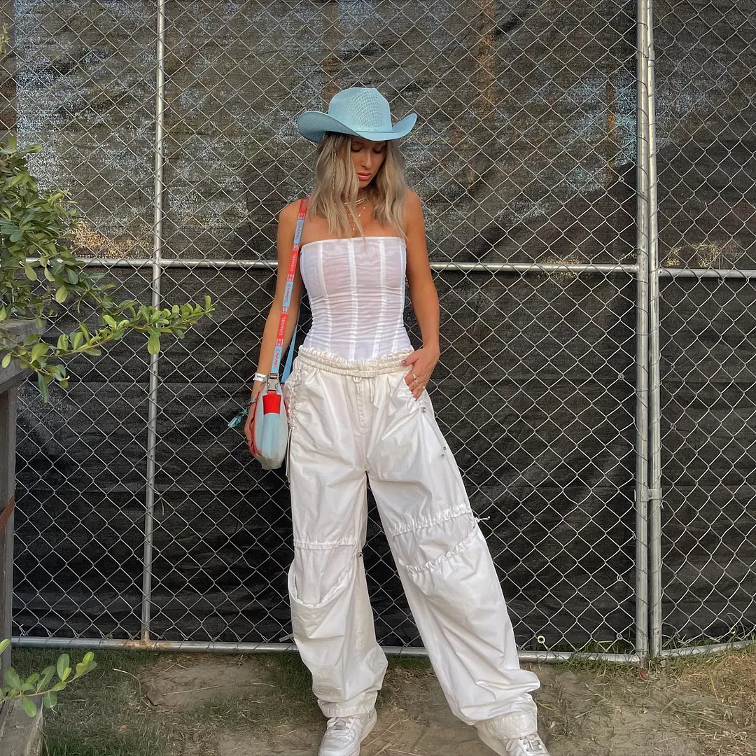 2022 Mesh Khaki Corset Crop Top Women Y2K Strapless Tube Tank Tops Summer Black Sexy Sleeveless Off Shoulder Cami