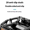 Double DU Bicycle Pedal Waterproof Alloy Pedal Anti-Slip Widened Nail Pedal