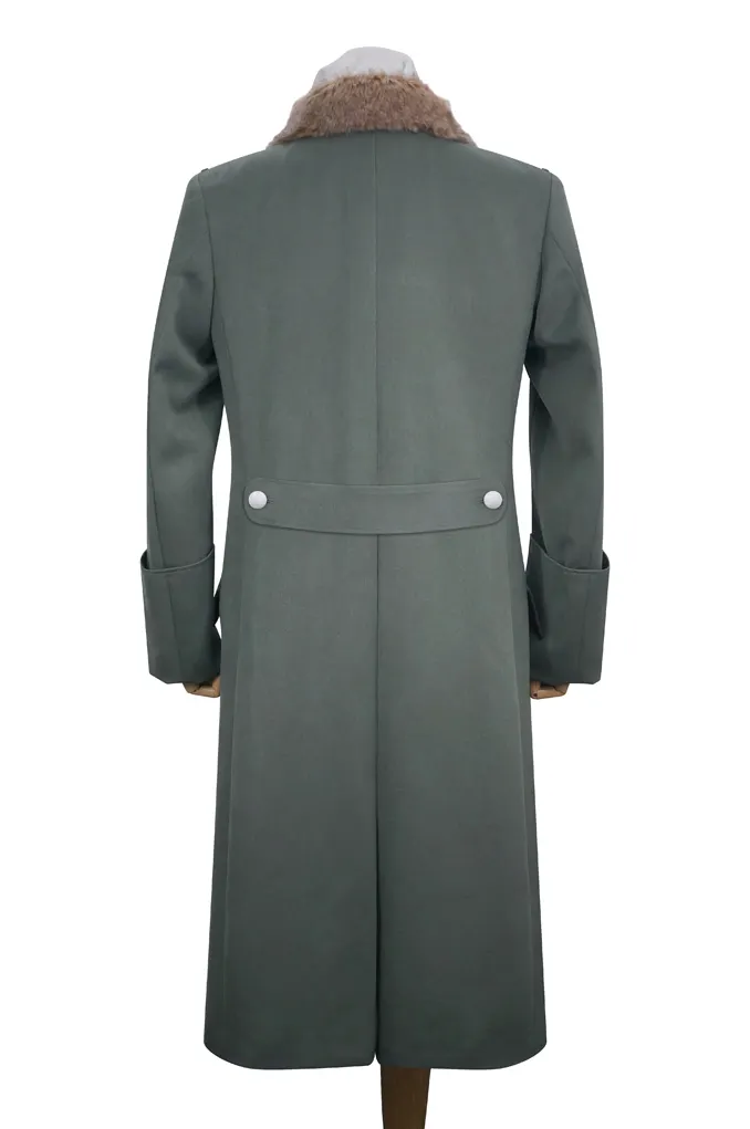   Elite German M1937 Allgemeine General Fur Collar Gabardine Greatcoat  German-Uniform
