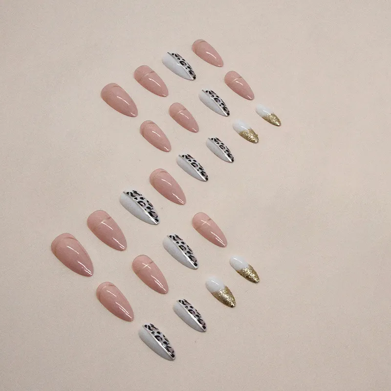 Churchf Churchf Cool Hot Girl Ins Wind Leopard Grain Nail Gold Powder Nail Skin Powder Hit Background Color Fashion Wear Armour Piece