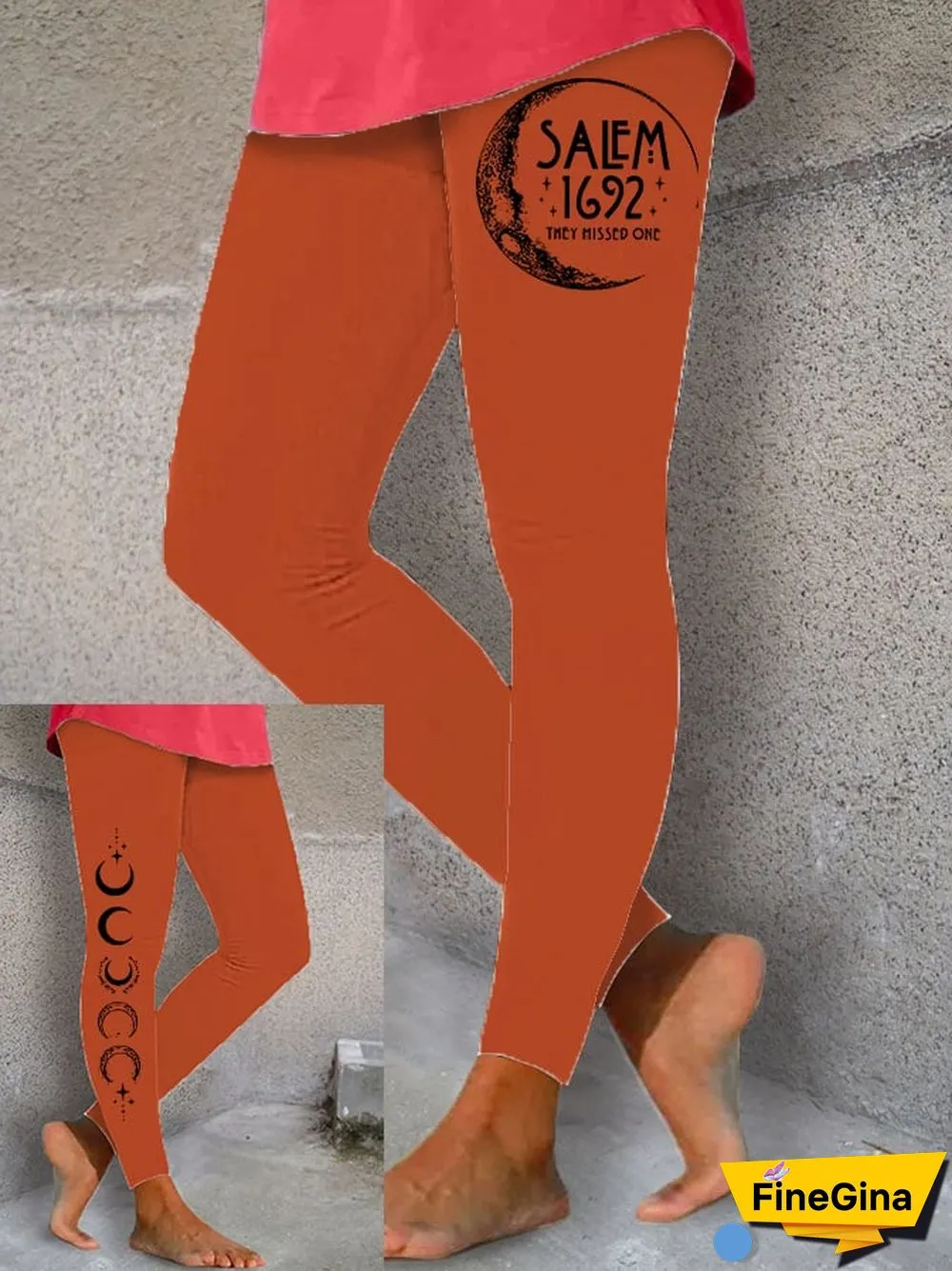 Women's Halloween Salem 1692 They Missed One Print Leggings