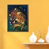(Big Size)Anime  kiki's delivery service - 11CT Stamped Cross Stitch - 50*68cm