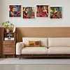 (US Local)4pack Xmas Lady-Special Shaped Diamond Painting Kit(30x30cm)