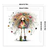 Colorful Girl-11CT/14CT Stamped Cross Stitch 40*40cm