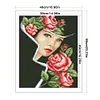 Flower Beauty- 9CT Full Beaded Cross Stitch Kit(38x49cm)