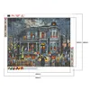 Halloween Haunted House-Full Round Diamond Painting 50*40cm