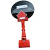 Clip-On Universal Round Shading Cover Adjustable Angle for Welding Torch(Red)