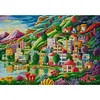 Rainbow Town-11CT Stamped Cross Stitch 101*75cm/39.76*29.53in (Big Size)