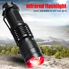 850nm LED Infrared Flashlight Night Vision Hunting Portable Mini Zoom Torch