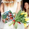 6pcs Diamond Painting Santa Claus Greeting Cards Congratulations Cards & Gifts