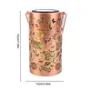 Solar Lanterns Outdoor Waterproof Gift for Moms Women Mother Grandma Hanging Decorativ Solar Lights for Yard Patio Porch Balcony Garden Decor