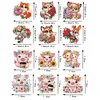 12PCS DIY Diamond Art Refrigerator Sticker Kits for Home Decor (Piglet)