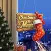 Double Sided Effect Acrylic Christmas Diamond Art Painting Hanging Ornament Kit
