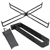 Foldable Cooler Stand Portable Storage Bin Ice Bucket Holder Trash Bag Bracket