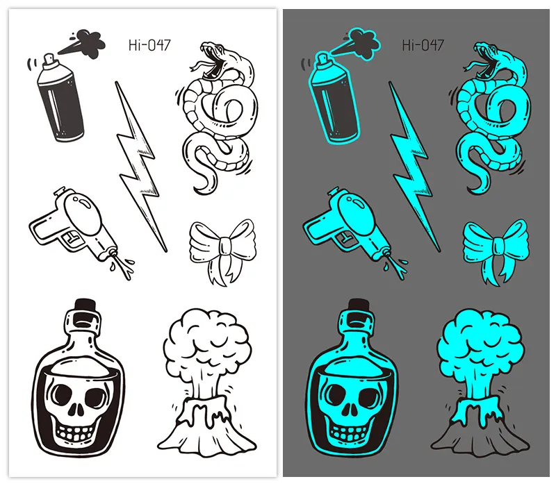 Sdrawing Tattoo Stickers Temporary Moon Star Diamond Planet Festival Carnival Party Glowing Cool Face Tatoo for Men Women