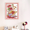 Flower Hat - 9CT Partial Beaded Cross Stitch Kit(29x43cm)