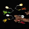 5Pcs Metal Spoon Lure Spinner Fishing Lure Artificial Hard Baits for Bass Trout