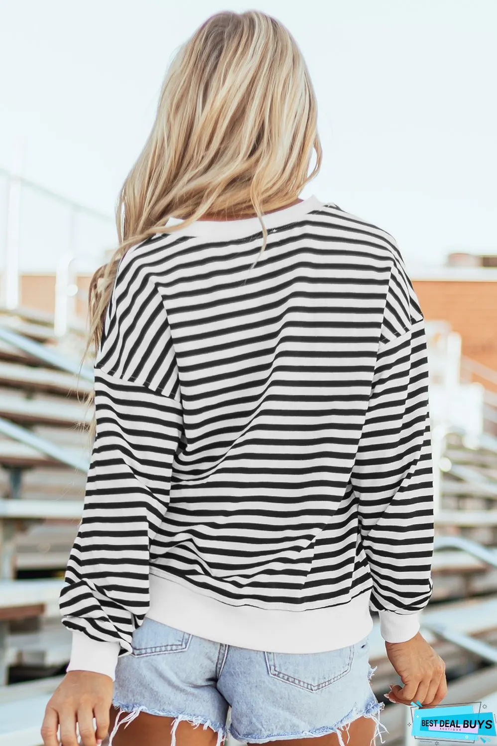 Crew Neck Oversized Sweatshirt