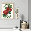 Xmas Flower - 9CT Partial Beaded Cross Stitch Kit(39x39cm)