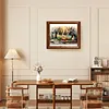(US Local)Paint By Numbers Kit On Canvas DIY Oil Art Flower Picture Home Wall Decor50x40cm