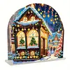 Christmas Acrylic DIY 5D Diamond Art Painting Napkin Holder Table Decor (Street)