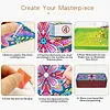 DIY Diamond Art Wooden Storage Box with Lid for Jewelry & Crafts Organization Kit