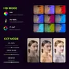 RB-V12 360&deg; Full Color RGB Magnetic LED Fill Light with App Control, 26 Lighting Scenes, USB Type-C PD/QC Fast Charging Port, Cyberpunk Mini Portrait Handheld Selfie Video Creative Lighting
