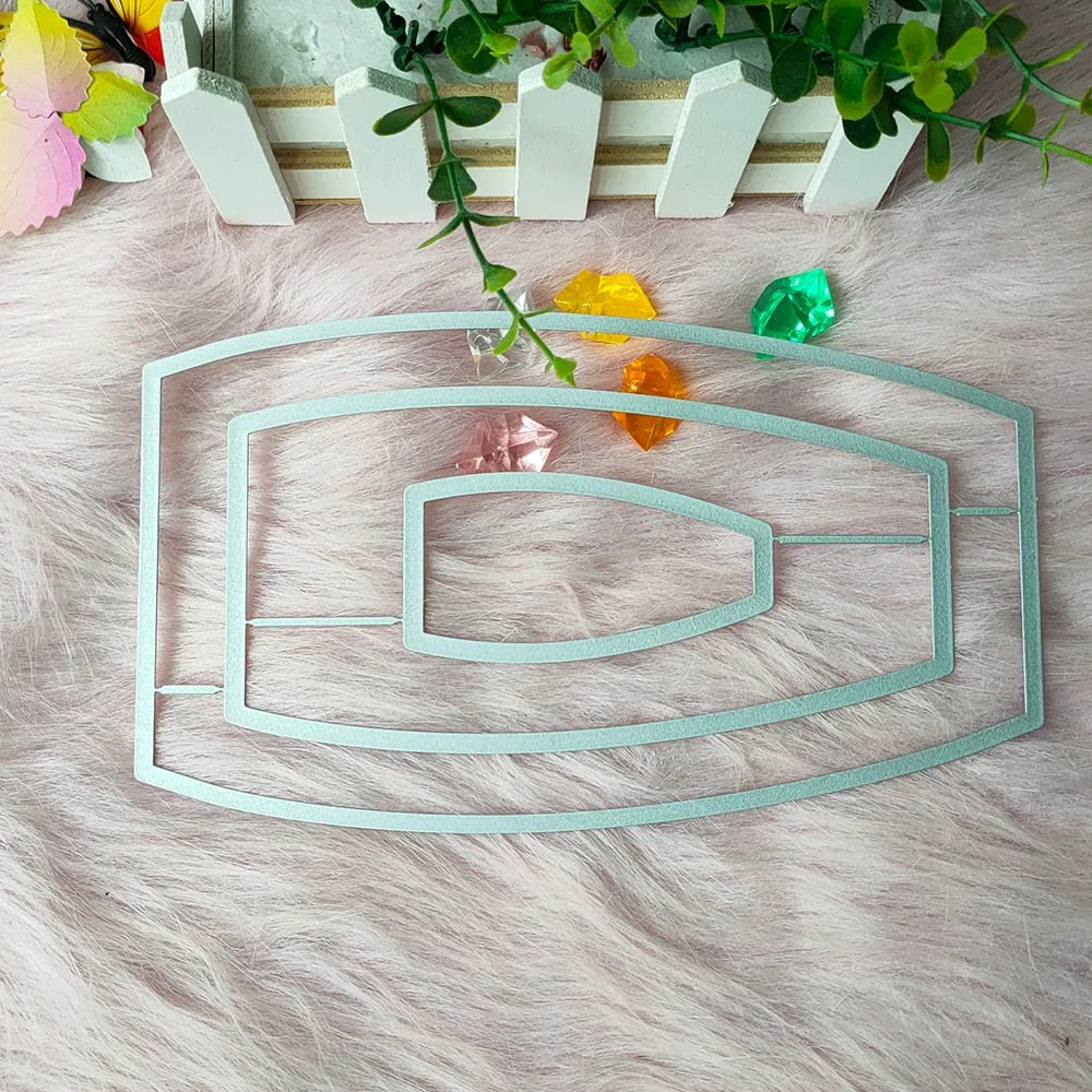 New 3Pcs Cup holder Die Cut Letter Metal Cutting Dies Stencil Scrapbooking Embossing New Christmas Craft Stamps And Dies
