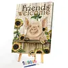 Sunflower Pig-Paint by Numbers Acrylic Painting 40*50cm
