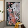 Girl Lion-14CT Stamped Cross Stitch 40*70cm/15.75*27.56in (Big Size)