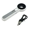 60X Handheld Magnifier with LED Light Illuminated Magnifying Glass for Reading