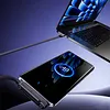 240W Braided Fast Charge Cable with Built-in Phone Stand Data Cable Charger Cord