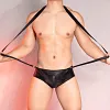 PU embossed imitation leather sexy nightclub home sexy underwear
