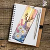 DIY 3Pcs Flowers-Diamond Painting Bookmark