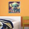 Diamond Painting-5D Full Round Drill Elephant