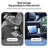 Car Backseat Organizer with Foldable Table Tray Seat Back Protectors Kick Mats
