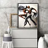 (US Local)Paint By Numbers Kit On Canvas DIY Oil Art Dance Art Picture Home Decor40x50cm