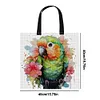 Parrot-11CT DIY Stamped Cross Stitch Shopping Bag 40*40cm/15.75*15.75in