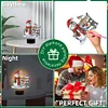 (US Local)Acrylic Double Sided Xmas Snowman 5D Diamond Painting Night Light for Tabletop