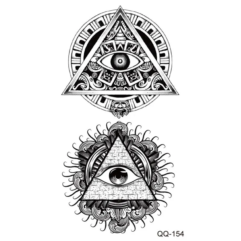 Sdrawing Temporary Tattoo Stickers Butterfly Snake Rose Flower Gun Dark Flash Small Women Body Art Wrist Neck Fake Tattoos Men