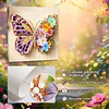 Pre-Framed 3D Rhinestones Butterfly With Artificial Flower Diamond Painting DIY Craft Kit 