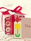 4Pcs Wooden Cross Stitch Bookmark 16*14cm