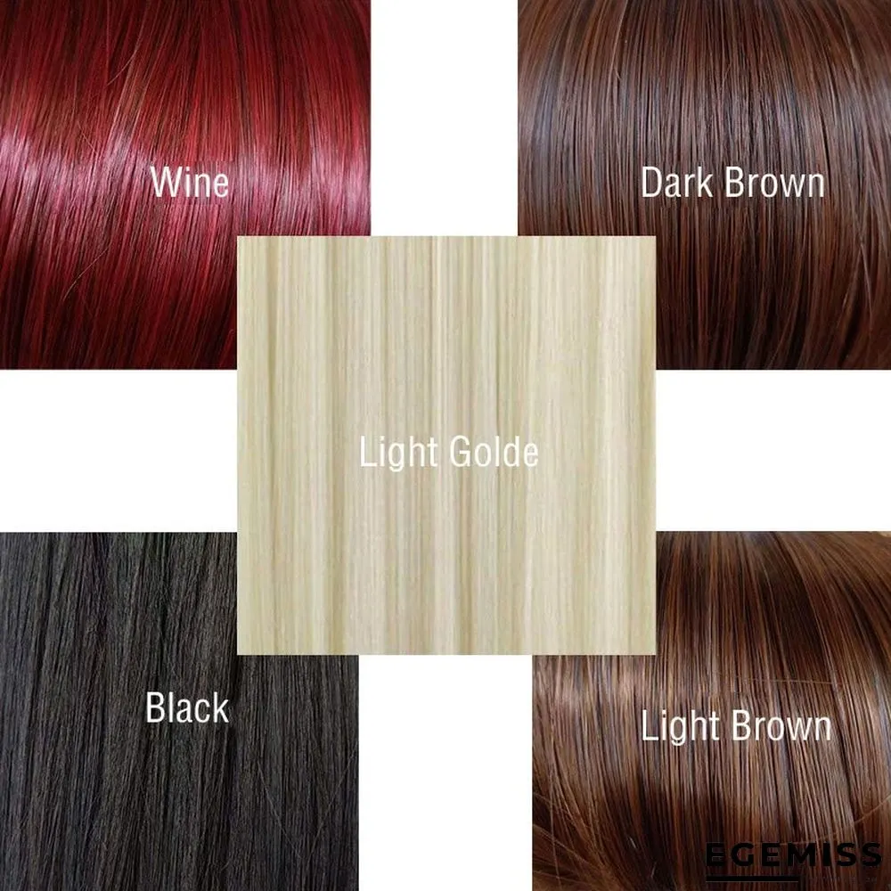 Fashion Long Straight Hair Bangs Temperament Long Hair Female Chemical Fiber Headgear | EGEMISS