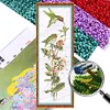 Bird Flower - 9CT Partial Beaded Cross Stitch Kit(16x53cm)