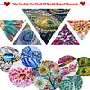 Lady Special Shape Partial Drill Dimond Art Paintings with Plastic Frame 17x17cm